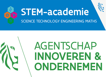 logo stem academie + vlaio